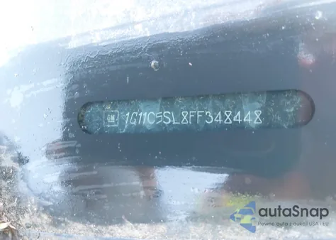 2015 Chevrolet Malibu 1Lt из США, поврежденный, VIN 1G11C5SL8FF348448